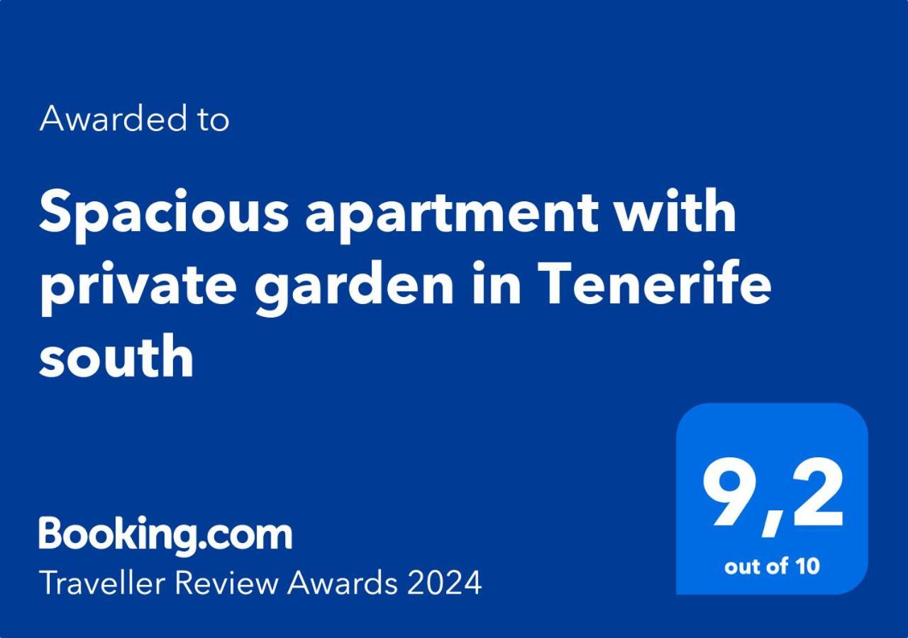 Spacious Apartment With Private Garden In Tenerife South سان ميغيل ذي أبونا المظهر الخارجي الصورة
