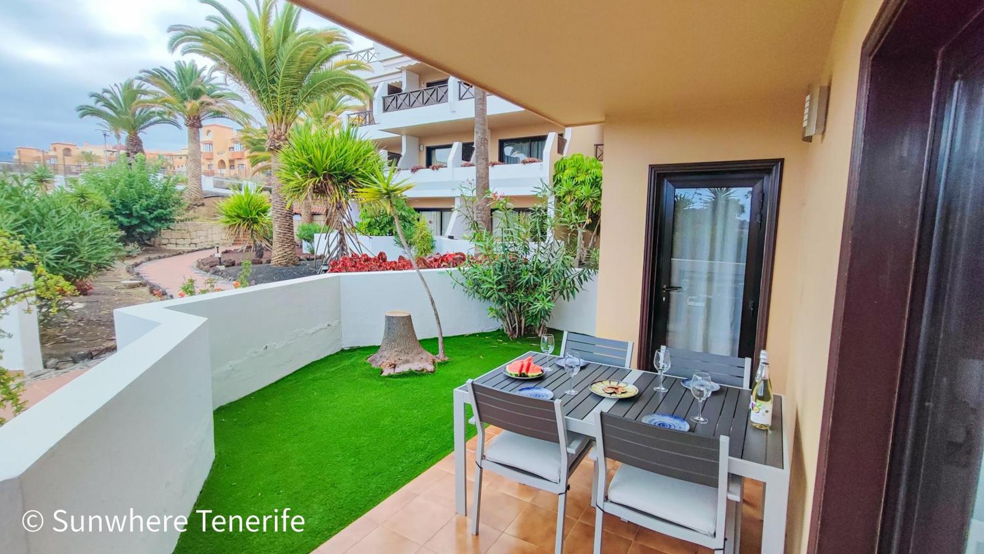 Spacious Apartment With Private Garden In Tenerife South سان ميغيل ذي أبونا المظهر الخارجي الصورة